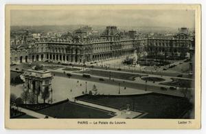 Primary view of object titled '[Postcard of Le Palais du Louvre]'.
