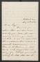 Letter: [Letter from Fannie to Lizzie Johnson, dated August 25, 1868]
