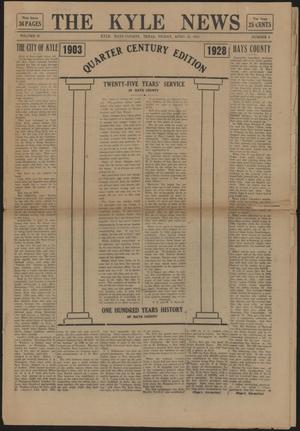 The Kyle News (Kyle, Tex.), Vol. 26, No. 2, Ed. 1 Friday, April 20, 1928