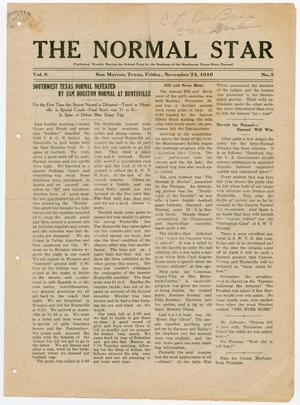 Primary view of object titled 'The Normal Star (San Marcos, Tex.), Vol. 6, Ed. 1 Friday, November 24, 1916'.