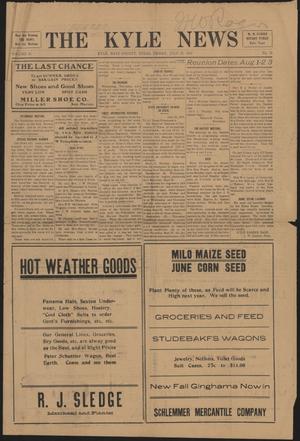 The Kyle News (Kyle, Tex.), Vol. 15, No. 15, Ed. 1 Friday, July 27, 1917