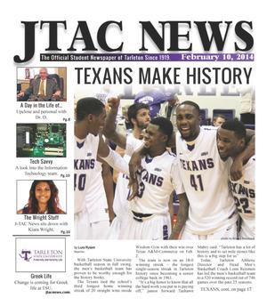Primary view of JTAC News (Stephenville, Tex.), Ed. 1 Monday, February 10, 2014