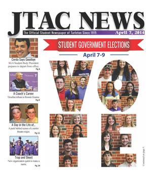 Primary view of JTAC News (Stephenville, Tex.), Ed. 1 Monday, April 7, 2014