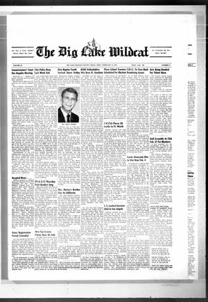 Primary view of object titled 'The Big Lake Wildcat (Big Lake, Tex.), Vol. 46, No. 6, Ed. 1 Thursday, February 11, 1971'.