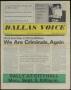 Newspaper: Dallas Voice (Dallas, Tex.), Vol. 2, No. 17, Ed. 1 Friday, August 30,…