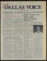 Primary view of Dallas Voice (Dallas, Tex.), Vol. 1, No. 23, Ed. 1 Friday, October 12, 1984
