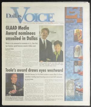 Primary view of object titled 'Dallas Voice (Dallas, Tex.), Vol. 20, No. 34, Ed. 1 Friday, December 12, 2003'.
