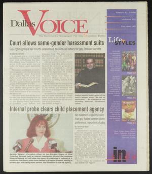 Primary view of object titled 'Dallas Voice (Dallas, Tex.), Vol. 14, No. 45, Ed. 1 Friday, March 6, 1998'.