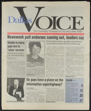 Primary view of object titled 'Dallas Voice (Dallas, Tex.), Vol. 10, No. 41, Ed. 1 Friday, February 11, 1994'.