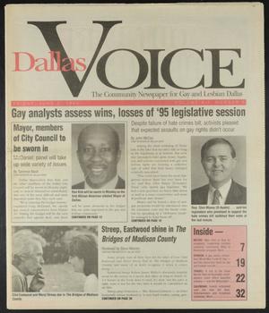 Primary view of object titled 'Dallas Voice (Dallas, Tex.), Vol. 12, No. 5, Ed. 1 Friday, June 2, 1995'.