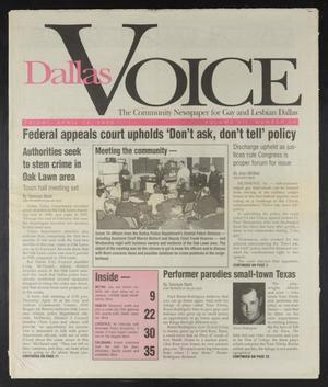 Primary view of object titled 'Dallas Voice (Dallas, Tex.), Vol. 12, No. 50, Ed. 1 Friday, April 12, 1996'.