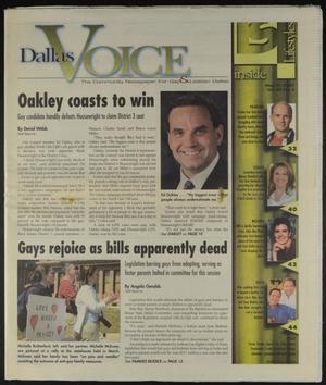 Primary view of Dallas Voice (Dallas, Tex.), Vol. 20, No. 2, Ed. 1 Friday, May 9, 2003