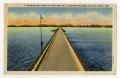 Thumbnail image of item number 1 in: '[Postcard of Sandusky Bay Bridge]'.