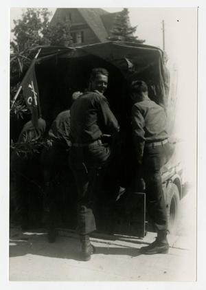 Primary view of object titled '[Photograph of Captain Dave Fairbairn]'.