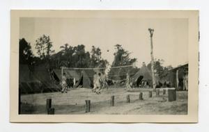 Primary view of object titled '[Photograph of Soldiers Playing Volleyball]'.