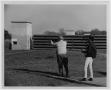 Photograph: [Two Men on Shooting Range]