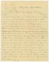 Letter: [Letter from Minnie Bradley to L. D. Bradley - November 12, 1885]