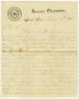 Letter: [Letter from L. D. Bradley to Minnie Bradley - March 20, 1874]