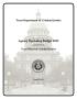Report: Texas Department of Criminal Justice Operating Budget: 2012