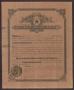 Thumbnail image of item number 1 in: '[Walter C. Woodward's Texas Law License]'.