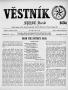 Newspaper: Věstník (West, Tex.), Vol. 60, No. 50, Ed. 1 Wednesday, December 13, …