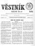 Newspaper: Věstník (West, Tex.), Vol. 56, No. 7, Ed. 1 Wednesday, February 14, 1…