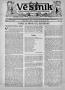 Newspaper: Věstník (West, Tex.), Vol. 32, No. 41, Ed. 1 Wednesday, October 11, 1…