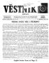Thumbnail image of item number 1 in: 'Věstník (West, Tex.), Vol. 49, No. 28, Ed. 1 Wednesday, July 12, 1961'.