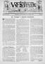 Newspaper: Věstník (West, Tex.), Vol. 30, No. 39, Ed. 1 Wednesday, September 30,…