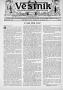 Newspaper: Věstník (West, Tex.), Vol. 30, No. 42, Ed. 1 Wednesday, October 21, 1…