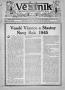 Newspaper: Věstník (West, Tex.), Vol. 32, No. 51, Ed. 1 Wednesday, December 20, …