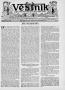 Newspaper: Věstník (West, Tex.), Vol. 27, No. 8, Ed. 1 Wednesday, February 22, 1…