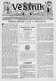 Newspaper: Věstník (West, Tex.), Vol. 27, No. 38, Ed. 1 Wednesday, September 20,…