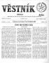 Newspaper: Věstník (West, Tex.), Vol. 54, No. 10, Ed. 1 Wednesday, March 9, 1966