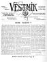 Newspaper: Věstník (West, Tex.), Vol. 45, No. 22, Ed. 1 Wednesday, May 29, 1957