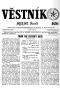 Newspaper: Věstník (West, Tex.), Vol. 63, No. 35, Ed. 1 Wednesday, September 3, …