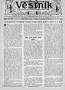 Newspaper: Věstník (West, Tex.), Vol. 24, No. 3, Ed. 1 Wednesday, November 27, 1…
