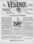 Newspaper: Věstník (West, Tex.), Vol. 45, No. 48, Ed. 1 Wednesday, November 27, …