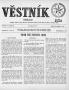 Newspaper: Věstník (West, Tex.), Vol. 53, No. 49, Ed. 1 Wednesday, December 8, 1…
