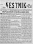Newspaper: Věstník (West, Tex.), Vol. 36, No. 46, Ed. 1 Wednesday, November 10, …
