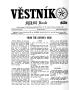 Primary view of Věstník (West, Tex.), Vol. 62, No. 12, Ed. 1 Wednesday, March 20, 1974
