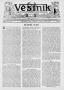 Newspaper: Věstník (West, Tex.), Vol. 29, No. 45, Ed. 1 Wednesday, November 5, 1…