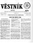 Primary view of Věstník (West, Tex.), Vol. 54, No. 43, Ed. 1 Wednesday, October 26, 1966