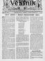 Newspaper: Věstník (West, Tex.), Vol. 35, No. 45, Ed. 1 Wednesday, November 5, 1…