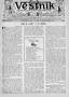 Newspaper: Věstník (West, Tex.), Vol. 24, No. 2, Ed. 1 Wednesday, November 20, 1…