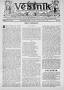 Newspaper: Věstník (West, Tex.), Vol. 33, No. 49, Ed. 1 Wednesday, December 5, 1…