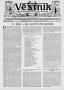Newspaper: Věstník (West, Tex.), Vol. 29, No. 43, Ed. 1 Wednesday, October 22, 1…