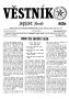 Newspaper: Věstník (West, Tex.), Vol. 63, No. 5, Ed. 1 Wednesday, January 29, 19…