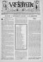 Newspaper: Věstník (West, Tex.), Vol. 26, No. 51, Ed. 1 Wednesday, December 21, …