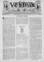 Newspaper: Věstník (West, Tex.), Vol. 22, No. 40, Ed. 1 Wednesday, August 15, 19…